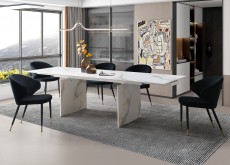 Extendable Table and Four Chairs Contemporary Style Extendable Table and Four Chairs Contemporary Style