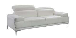 Leather Living Room Set with Movable Head Cushions