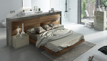 Extravagant Wood Modern Platform Bed