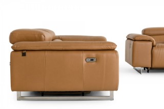 President Italian Made Leather Sofa Set