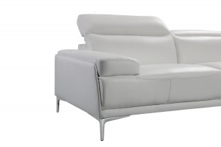 Leather Living Room Set with Movable Head Cushions