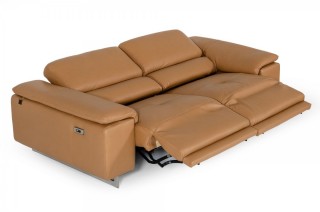 President Italian Made Leather Sofa Set