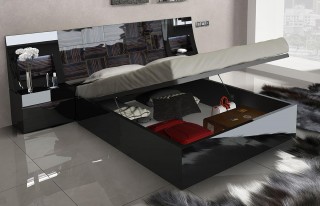 Made in Spain Wood Luxury Bedroom Furniture feat Light