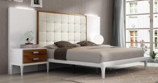 Unique Leather Elite Platform Bedroom Sets