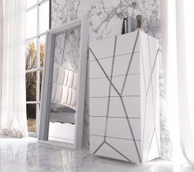 Made in Spain Wood Modern Design Bed Set with Extra Storage