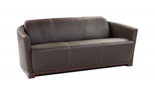 Hotel Contemporary Italian Leather Sofa Set