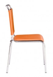 Structure Chair with Leatherette Seat and Back