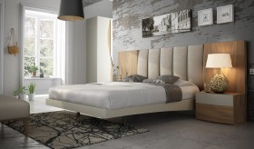 Unique Wood High End Platform Bed