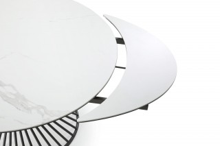 Contemporary Design Stylish Oval Modern Dining Set