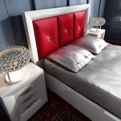 Made in Spain Leather Modern Contemporary Bedroom Designs in White