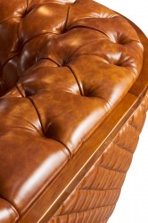 Top Grain Italian Leather Contemporary Sofa Set