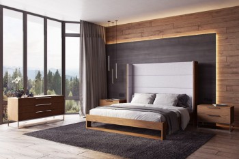 Upholstered Bedroom Contemporary Design