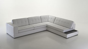 Luxury Leather Corner Sectional Sofa