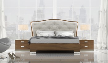 Unique Wood Modern Platform Bed