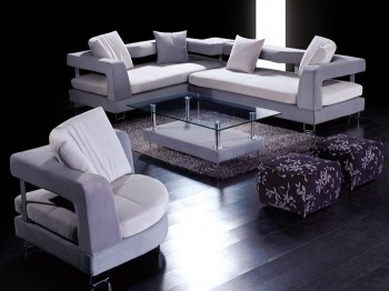 High-class Micro Suede Fabric Sectionals