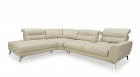 Advanced Adjustable Top Grain Leather Sectional