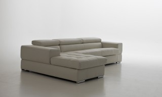 Overnice Sectional Upholstered in Real Leather