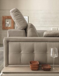 Advanced Adjustable Designer All Leather Sectional