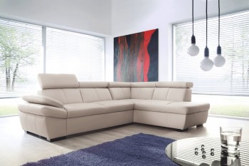 Advanced Adjustable Leather Curved Corner Sofa