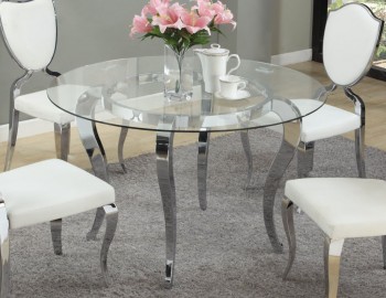 Table with Chrome Legs Table with Round Top Table with Chrome Legs Table with Round Top