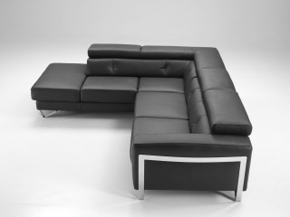 Advanced Adjustable Leather Corner Sectional Sofa