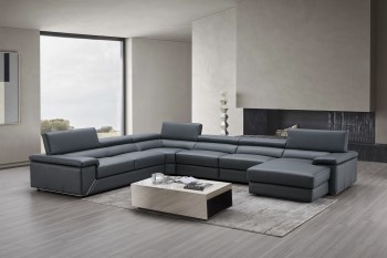 Advanced Adjustable Italian Leather Living Room Furniture