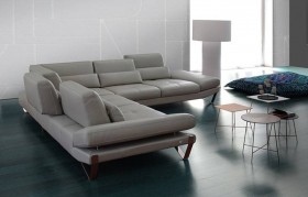 Luxury Modern Top-Grain Italian Sectional