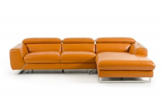 Luxury Italian Top Grain Leather Sectional Sofa