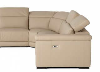 Extravagant Designer Leather Sectional