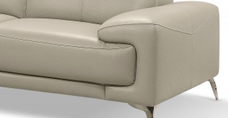 Advanced Adjustable Leather Sectional with Chaise