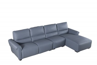 Adjustable Advanced Top-Grain Leather Sectional