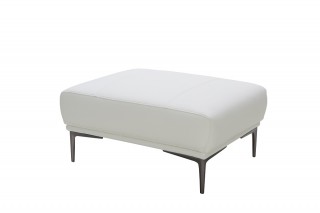 Manhattan Contemporary White Leather Sofa Set