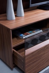 Modern Walnut TV Stand