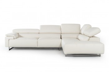 Bright Refreshing Look Sectional with Extra Padded Cushions