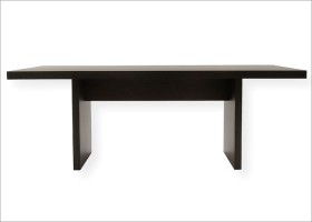 Multi Contemporary Look Dining Table in Wenge or Walnut Finish