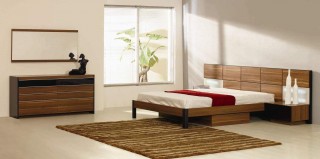 Italian Quality Wood Designer Bedroom Furniture Sets with Extra Storage