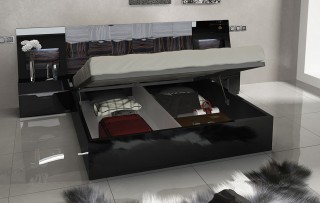 High-class Wood Elite Platform Bed