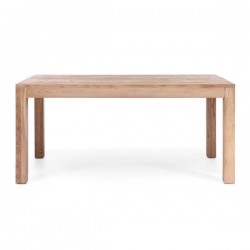 Rectangular Natural Wood Contemporary Dining Table