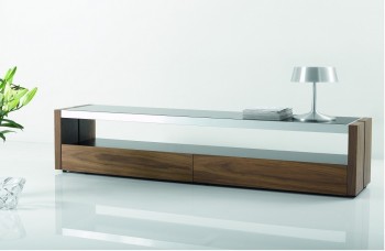 Contemporary Entertainment Unit with Designer Doors Contemporary Entertainment Unit with Designer Doors