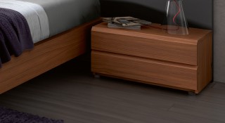 Made in Spain Wood Designer Bedroom Sets with Wide Headboard