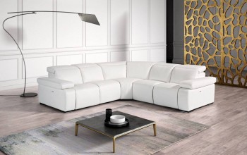 Exquisite Full Italian Leather Sectionals