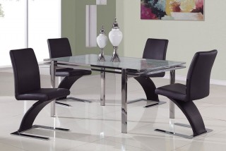 Ultra Contemporary Black Color Dining Chair
