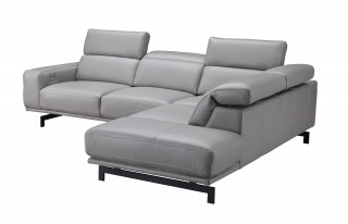 Adjustable Advanced Italian Top Grain Leather Sectional Sofa