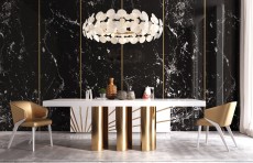 Contemporary Unique Design Luxury Dining Room Set Contemporary Unique Design Luxury Dining Room Set