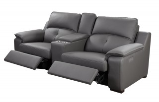 Elite Italian Top Grain Leather Sectional Sofa