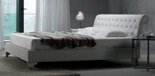 Unique Leather High End Platform Bed