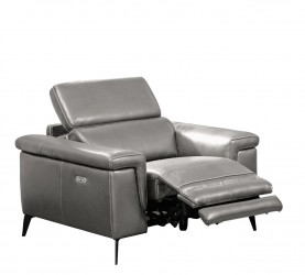 Evolve Contemporary Leather Sofa Set