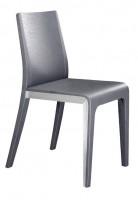 Caesar Chair with Brushed Steel Accents