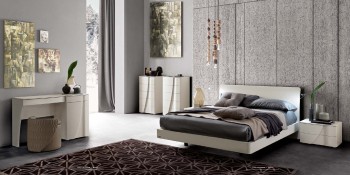 Made in Italy Wood Modern Contemporary Bedroom Designs feat Light