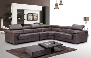 High End Quality Leather L-shape Sectional